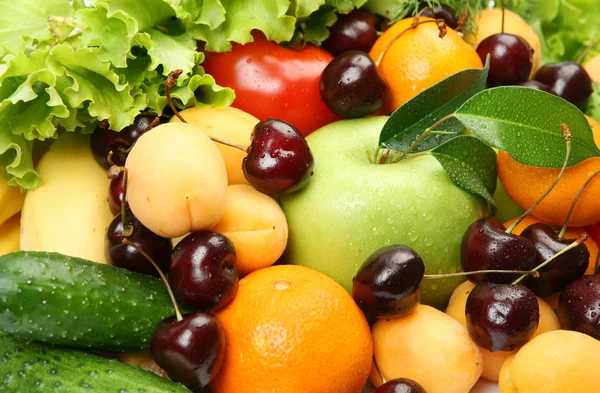 Gyümölcs- és zöldségfélék Stock Fotó