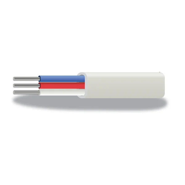 3 - câble en aluminium — Image vectorielle