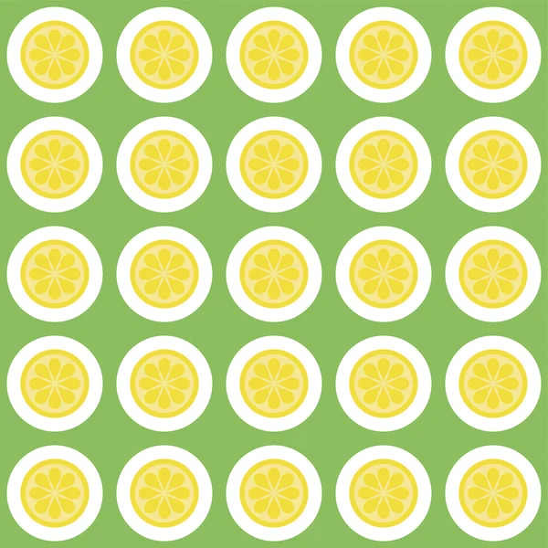 Background with lemons — Stock Vector