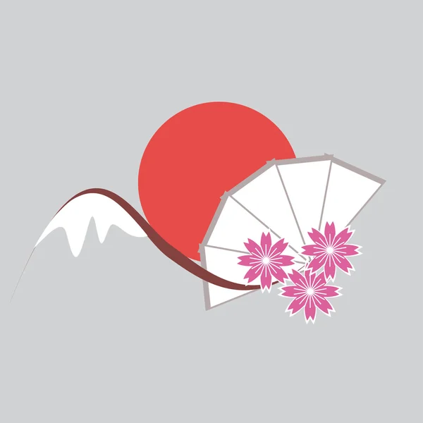 Illustration style japonais — Image vectorielle