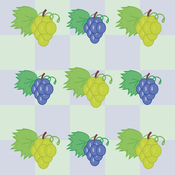 与葡萄背景 — 图库矢量图片