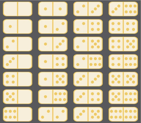 Set con dominó — Archivo Imágenes Vectoriales