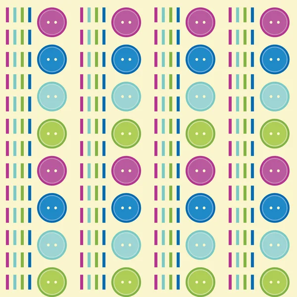 Arrière-plan avec boutons et points — Image vectorielle