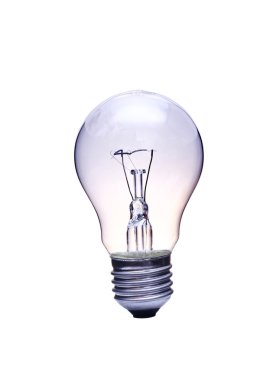 Bulb isoladed on white clipart