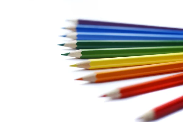stock image Colored pencils isolated