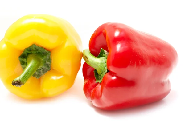 Two peppers isolated — Stock Photo, Image