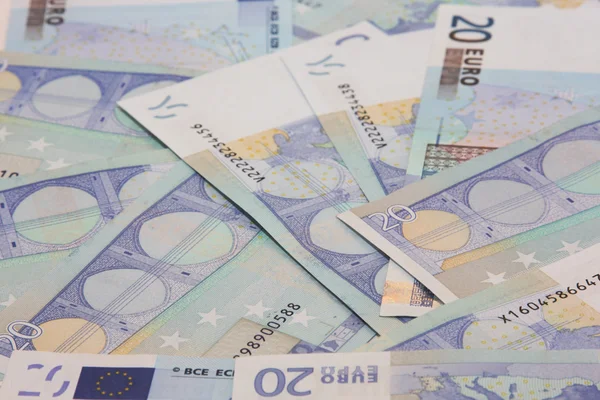 Европейские банкноты — стоковое фото