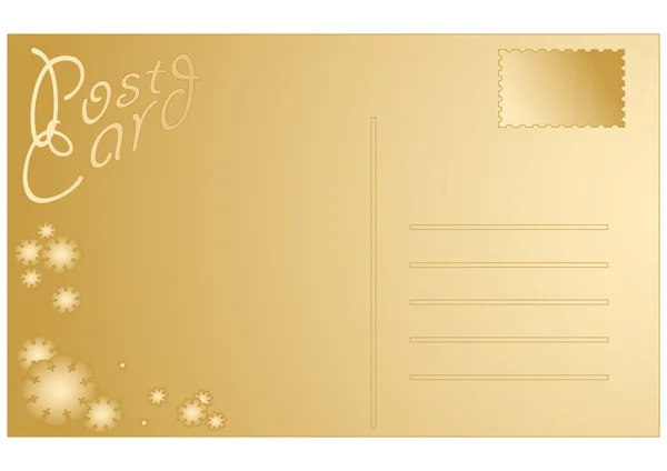 Vector de postal de Navidad en blanco — Vector de stock