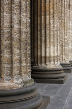 Classical marble columns clipart