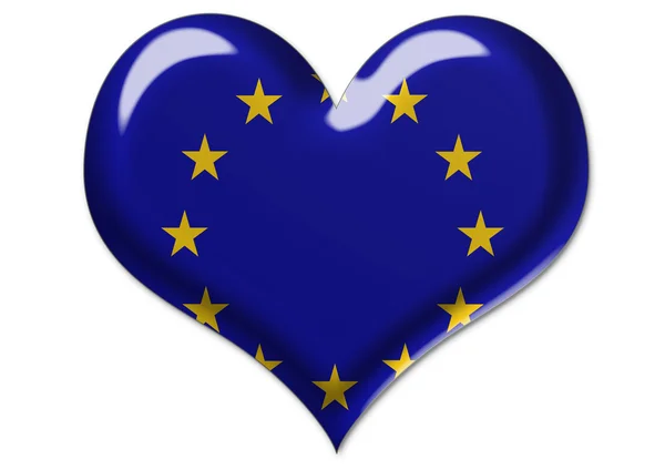Bandiera europea — Foto Stock
