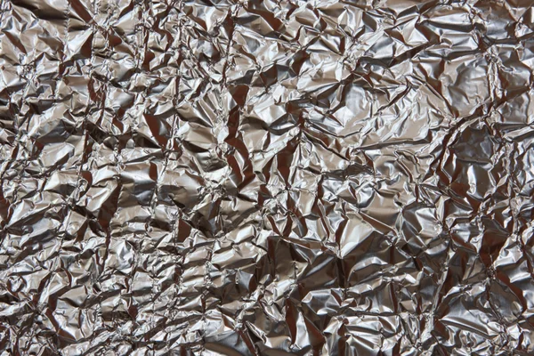 Aluminiumfolie konsistens bakgrund — Stockfoto
