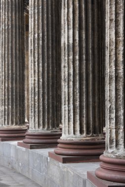 Classical marble columns clipart