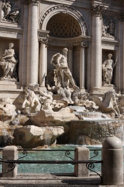 Trevi fountain in Rome,Italy clipart