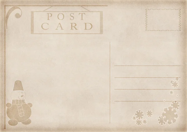 Vintage briefkaart illustratie — Stockfoto