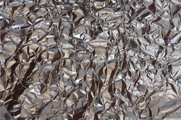 stock image Silver foil background texture