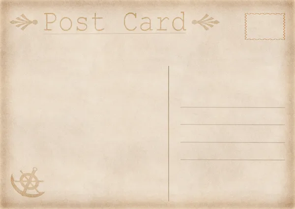 Vintage briefkaart illustratie — Stockfoto