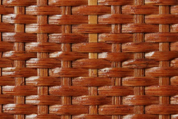 Cesta de madeira textura lacada — Fotografia de Stock
