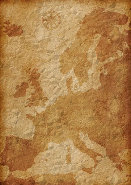 Old Europe map illustration — Stock Photo, Image