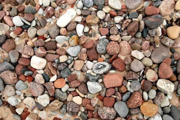 Sea pebbles texture — Stock Photo, Image