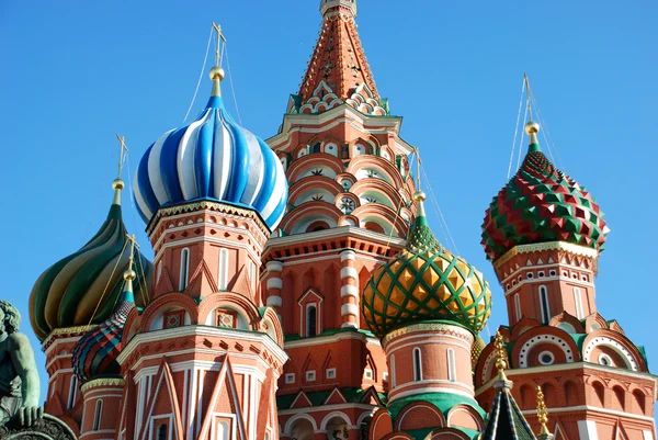 Catedral de San Basilio en Moscú, Rusia . — Foto de Stock
