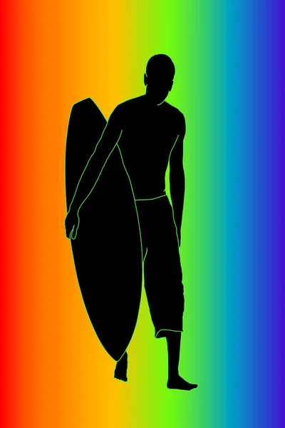 Sörfçü — Stok fotoğraf
