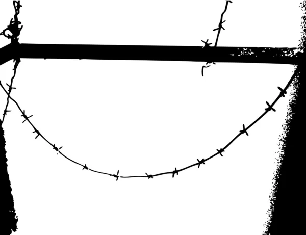 古い有刺鉄線 — ストック写真
