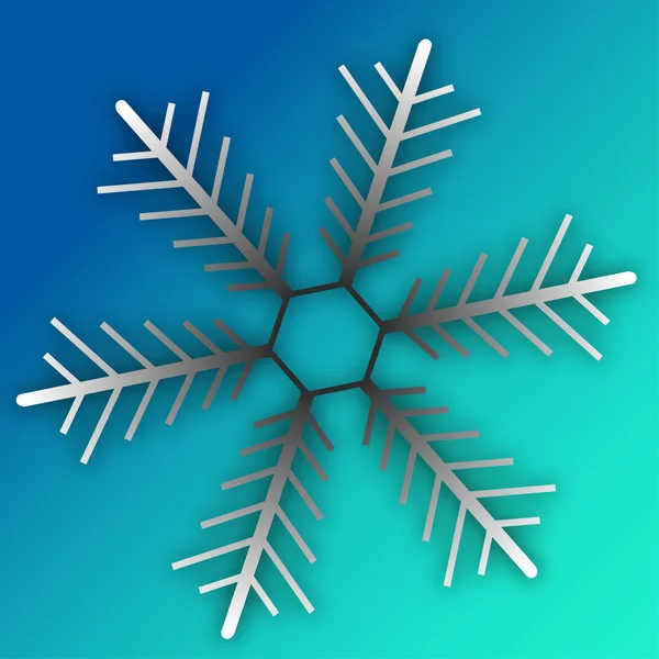 Sněhová vločka — Stockový vektor