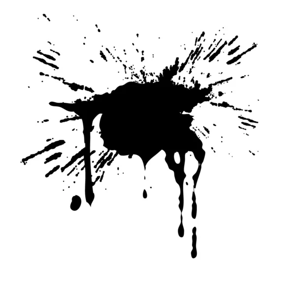 Grunge Drops-Splash — Stockfoto