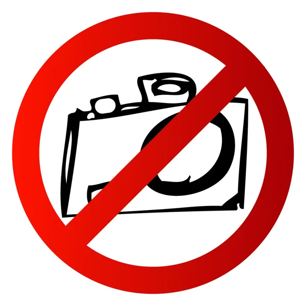 No Taking Pictures — Stock Photo, Image