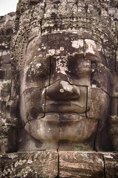 Stock image Ancient statue of Buddha in Angkor-wat