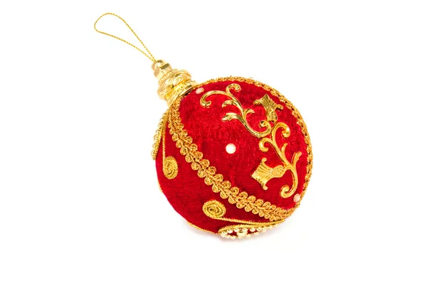 Stock image Red and Golden holiday Bauble