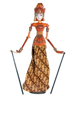 Puppet from Bali clipart