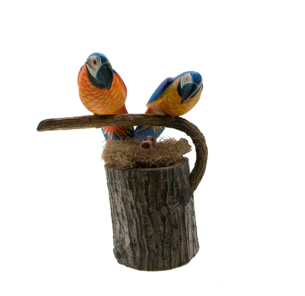 Casal de papagaios — Fotografia de Stock