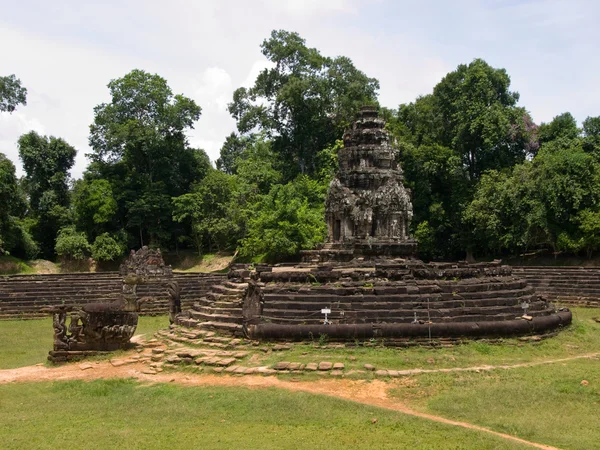 Vista do templo cambojano — Fotografia de Stock