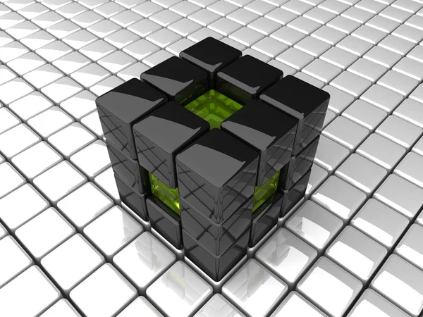 Cube _ background — стоковое фото