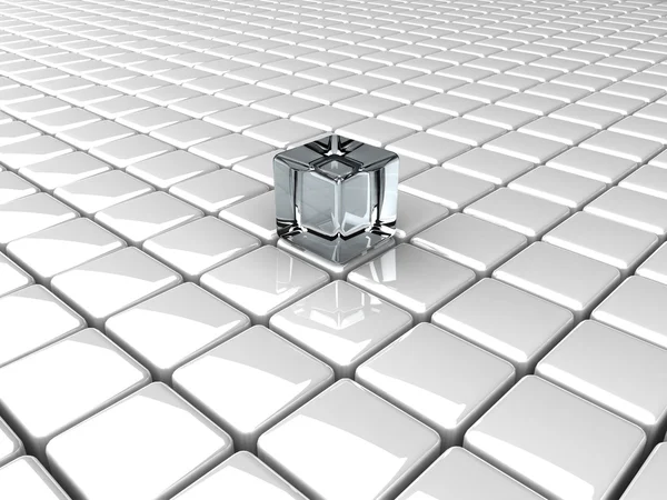 Cube_glass — Stock Photo, Image