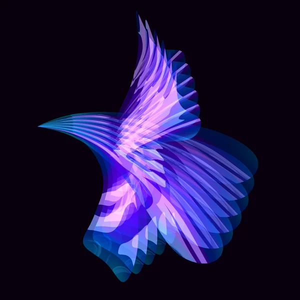 Візерунок абстрактного птаха — стокове фото