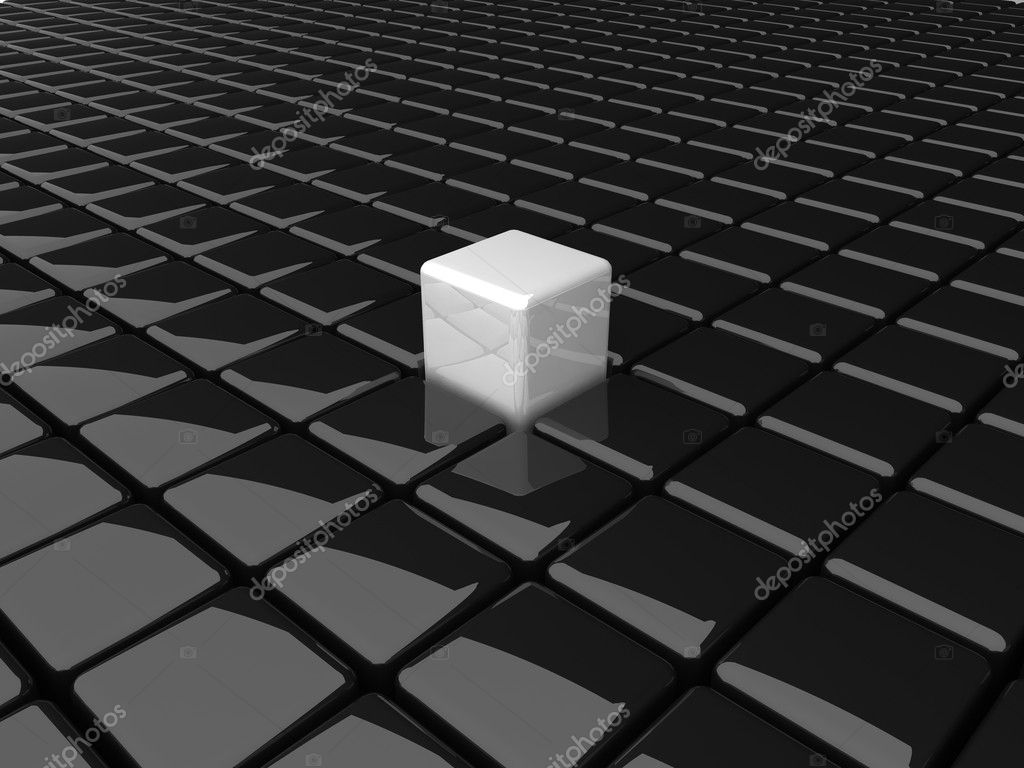 White box and many black boxes Stock Photo by ©MONARX3D 1204306