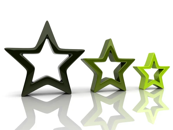 stock image Three stars 2