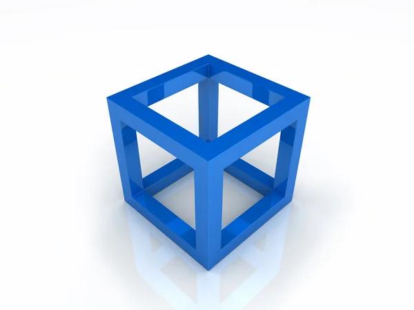 Cubo de moldura — Fotografia de Stock