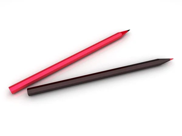 Illustration of abstract pencils — Stock Photo, Image