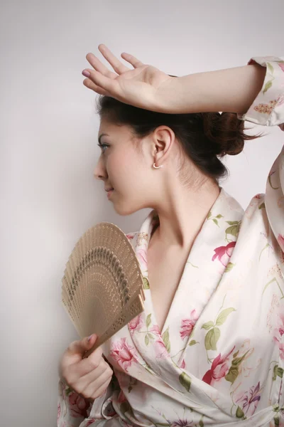 stock image Girl in east dressing gown.