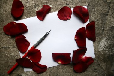 The love letter. clipart