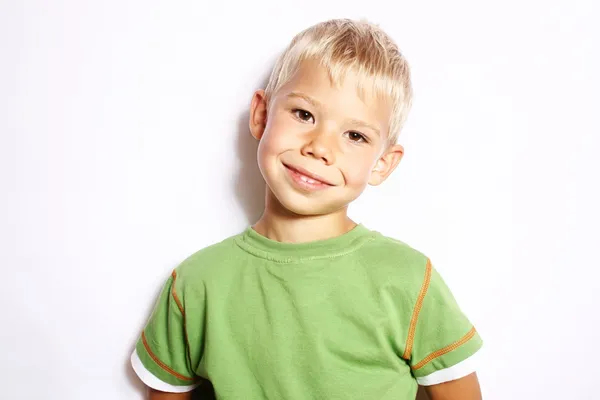 Portret van de gedurfde jongen. — Stockfoto