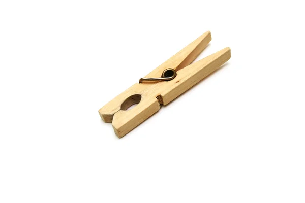 stock image Wooden clothespin.