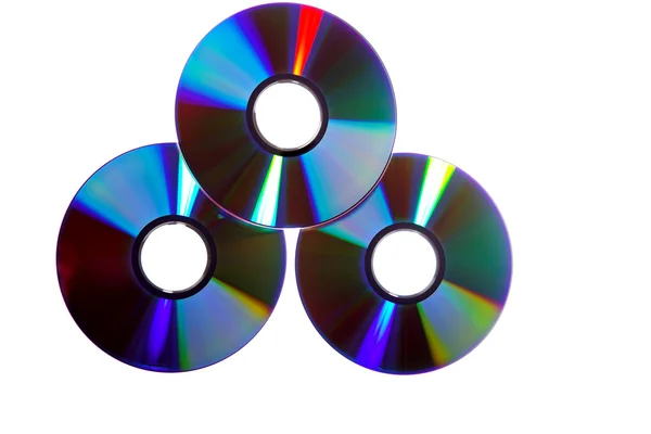 화이트 cd — 스톡 사진