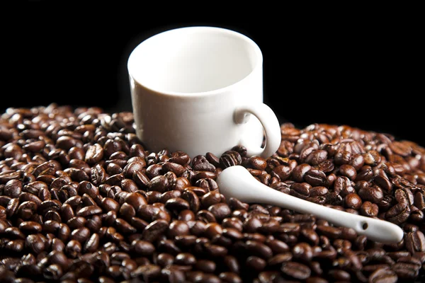 Fincan ve kahve — Stok fotoğraf