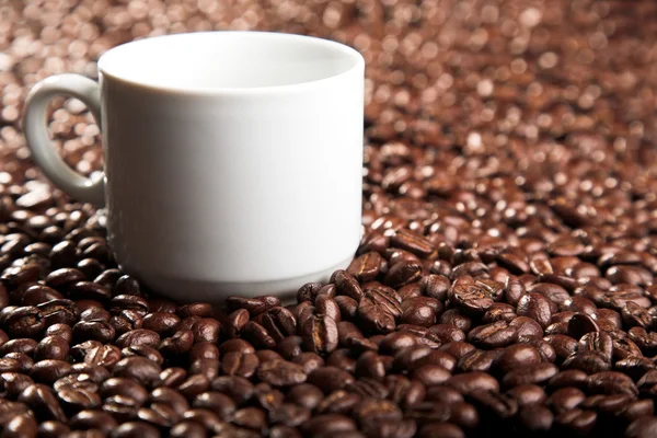 Csésze és kávé Stock Kép