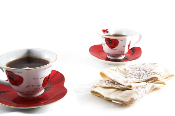 お茶とアクセサリー — ストック写真