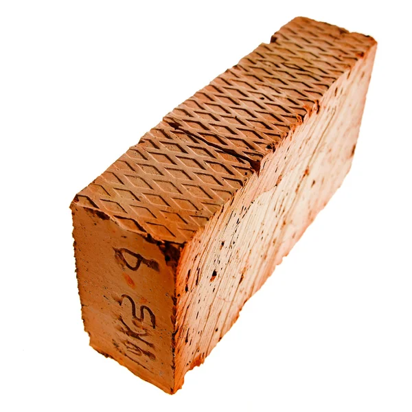 Brick isolated — Stock Photo, Image